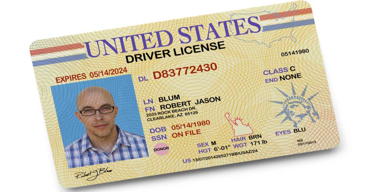 drivers license photo